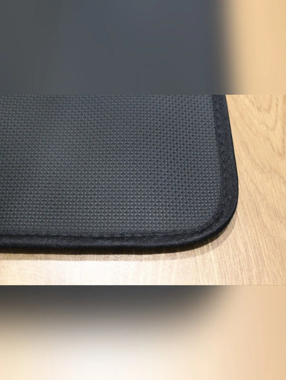 Handmade Black Kitchen Potholder With Silicone Spatula